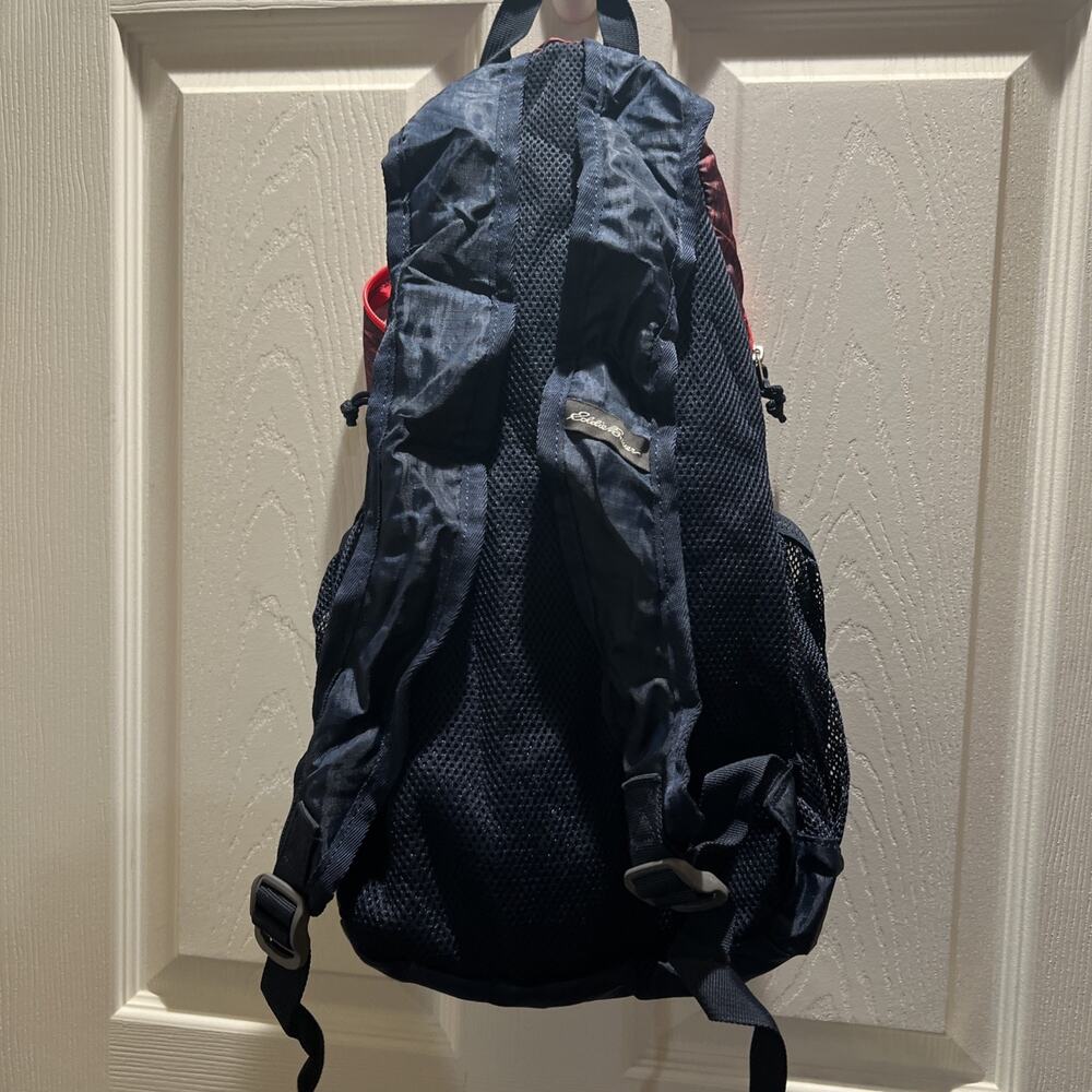 Eddie Bauer Backpack Blue/pink Stowaway Convertible Travel Light Outdoor 20 L - Picture 5 of 7